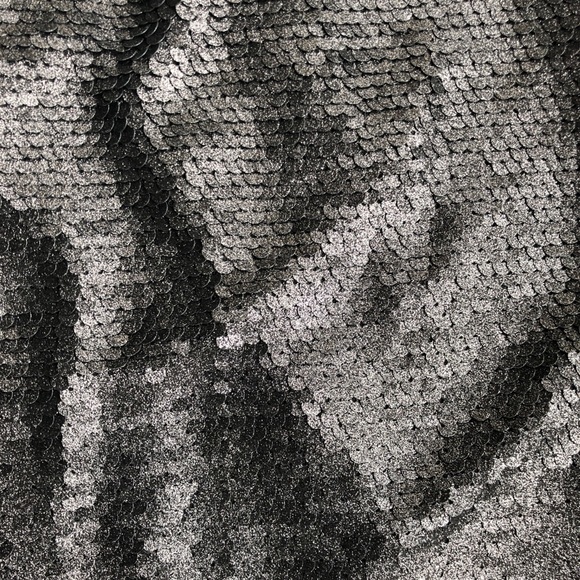 Badgley Mischka Black Cocktail Sequin Dress Sz2 - Picture 6 of 8